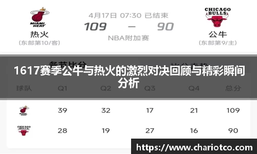 1617赛季公牛与热火的激烈对决回顾与精彩瞬间分析