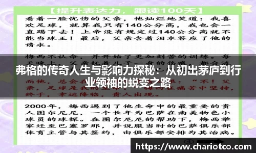 弗格的传奇人生与影响力探秘：从初出茅庐到行业领袖的蜕变之路